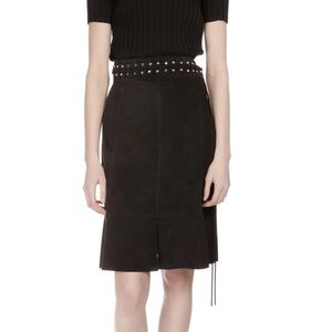 Proenza Schouler Studded Suede Skirt